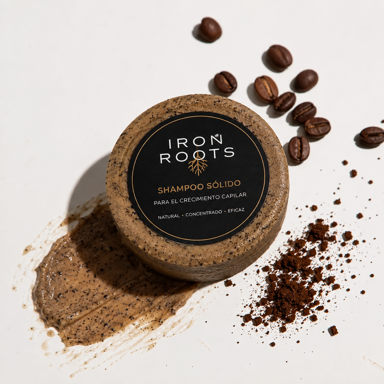 Shampoo Sólido para Crecimiento Capilar | Iron Roots